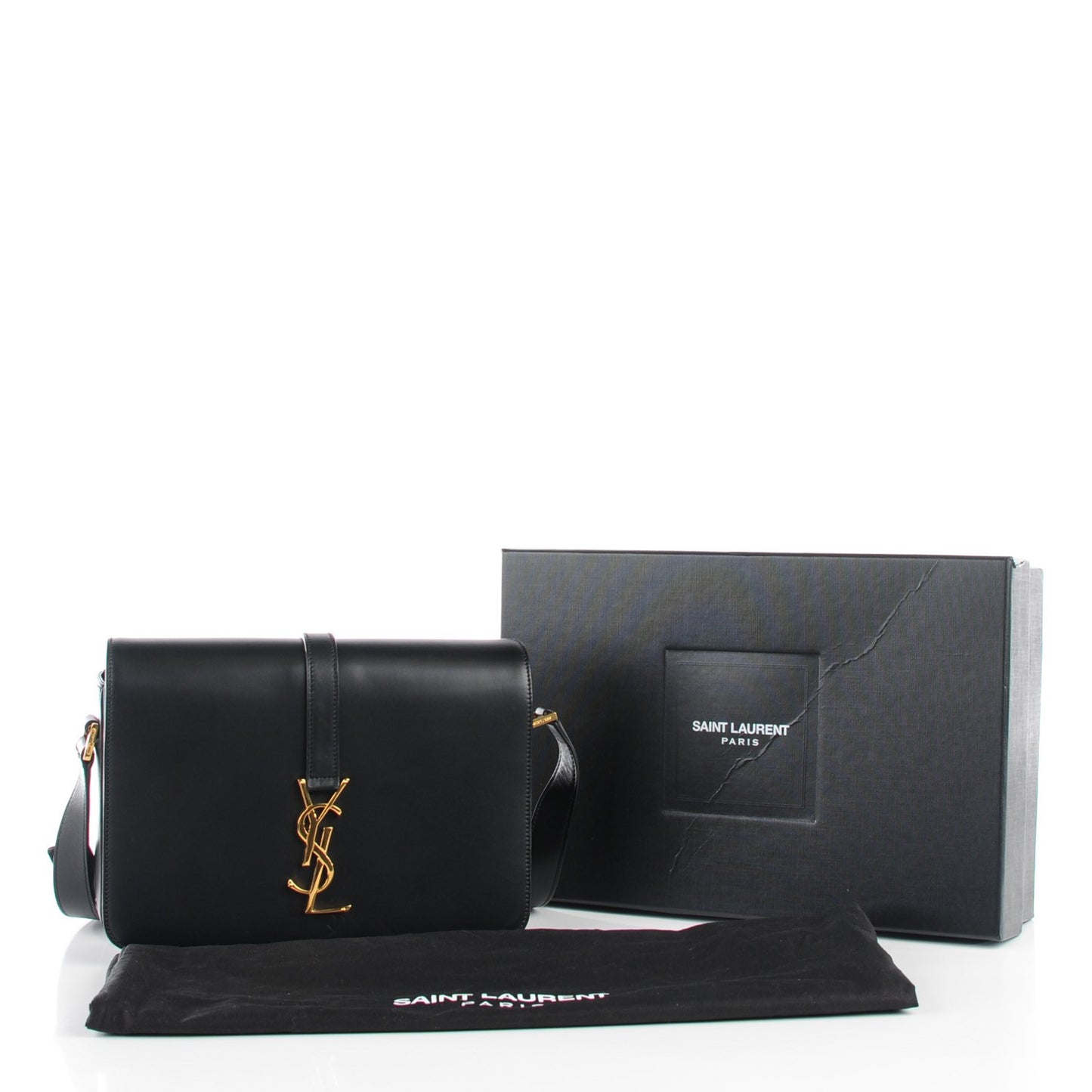 Smooth Calfskin Medium Classic Monogram Universite Bag Black