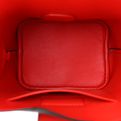 Christian Louboutin Grained Calfskin Mini Carasky Bucket Bag Black 5 of 9