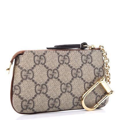Gucci GG Supreme Monogram Key Case Brown 3 of 9