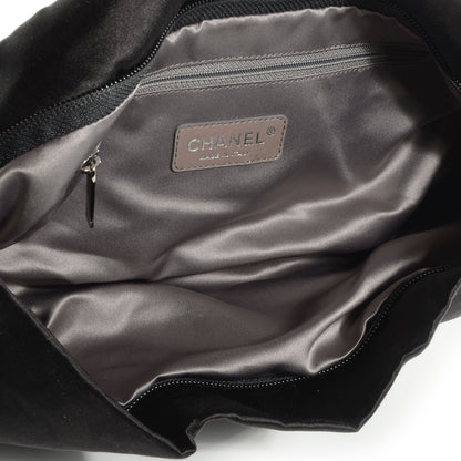Chanel Satin Large Bow Bag Black 5 of 8