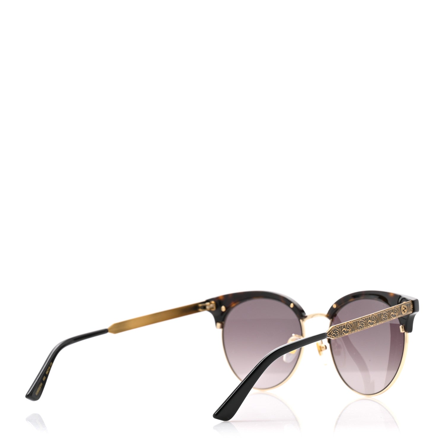 Gucci Metal Tiger GG0222SK Sunglasses Tortoise 4 of 8
