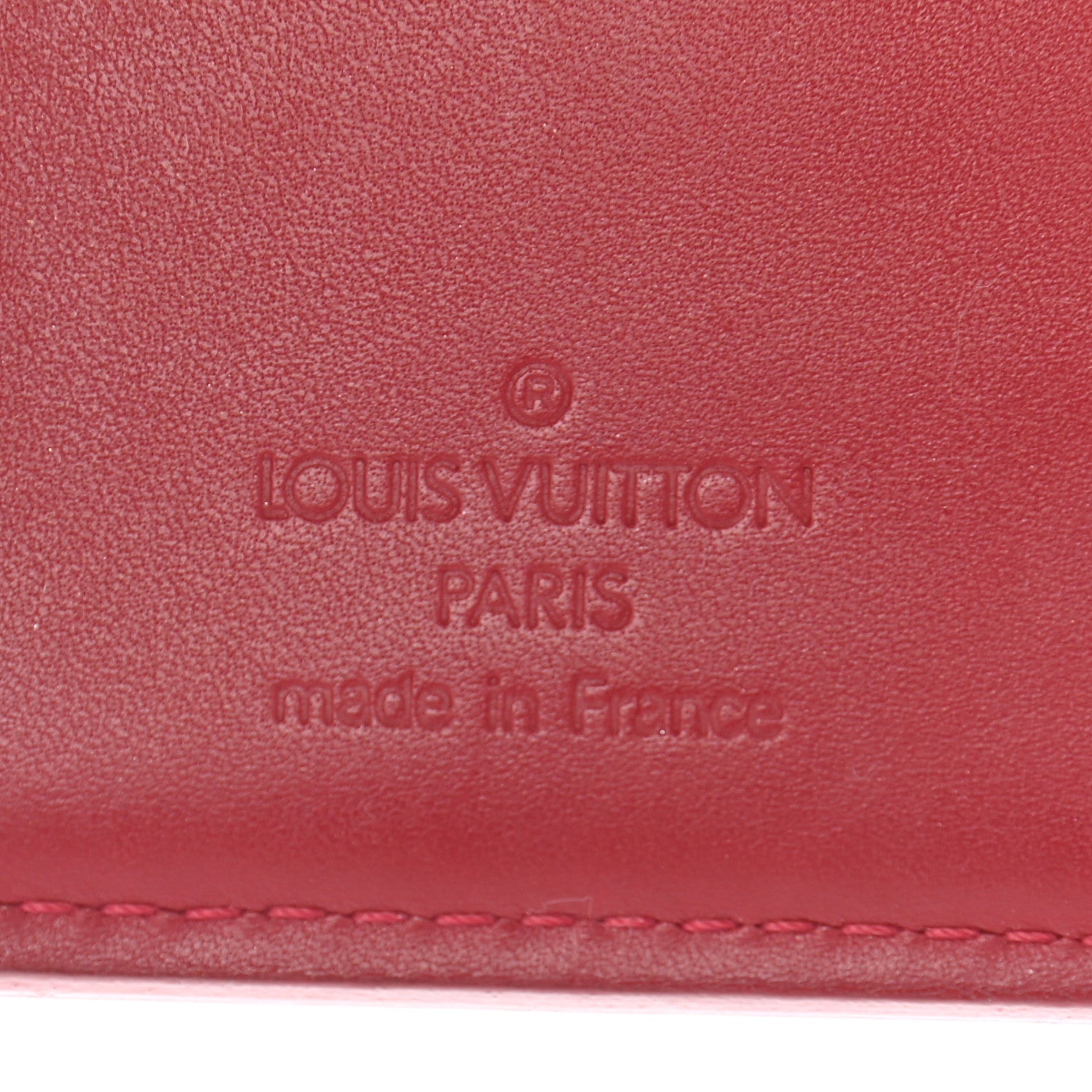 Louis Vuitton Vernis French Purse Wallet Pomme d'Amour 7 of 8