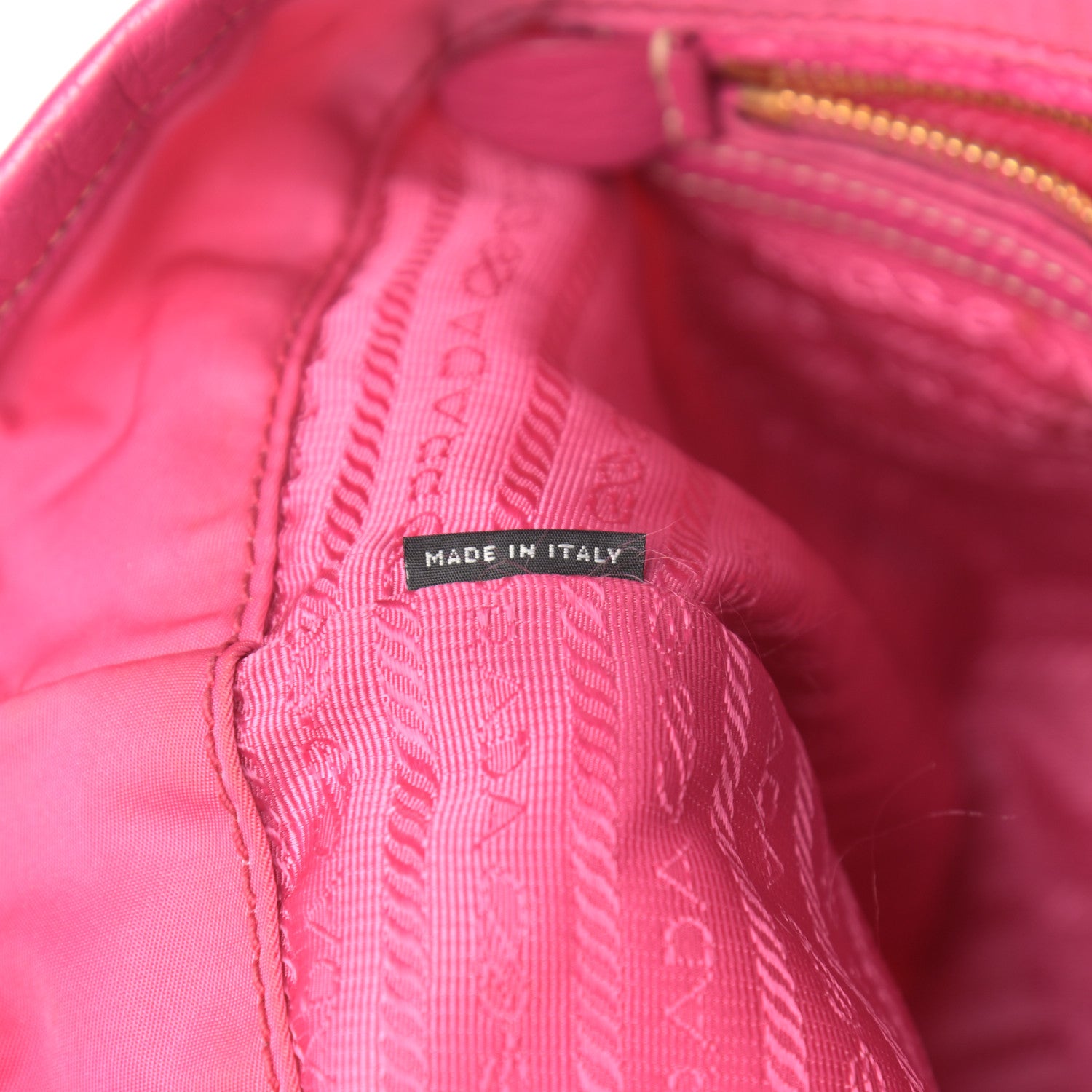 Prada Tessuto Nylon Jacquard Logo Tote 7 of 17