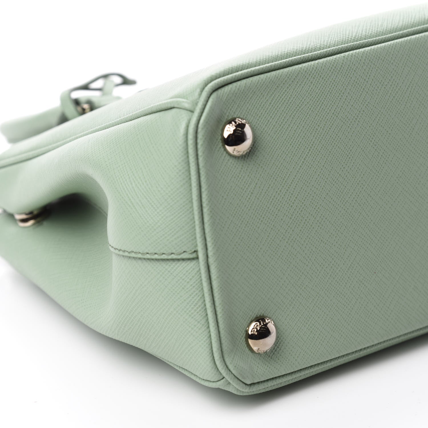 Prada Saffiano Lux Small Galleria Double Zip Tote Acquamarina 6 of 10