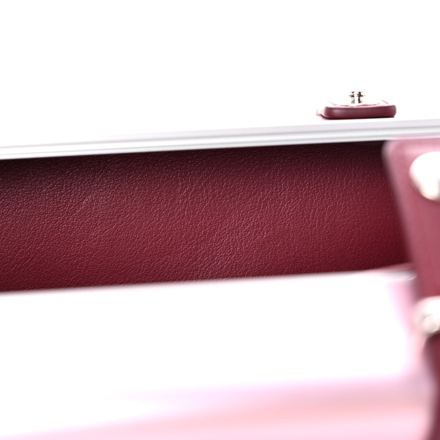 X RIMOWA Aluminum Personal Clutch On Strap Rose