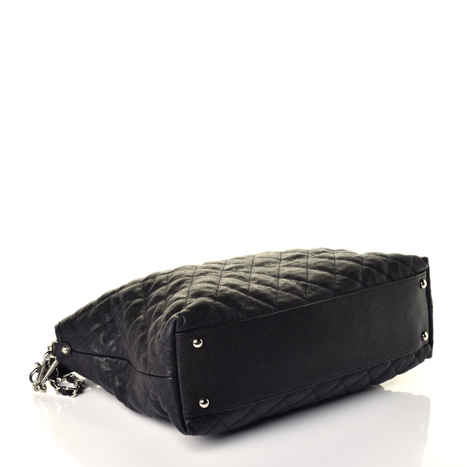 Chanel Caviar Quilted French Riviera Hobo Black 5 of 10