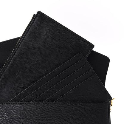 Fendi Vitello Cruise F is Fendi Envelope Wallet on Chain with Pouches Black 8 of 11