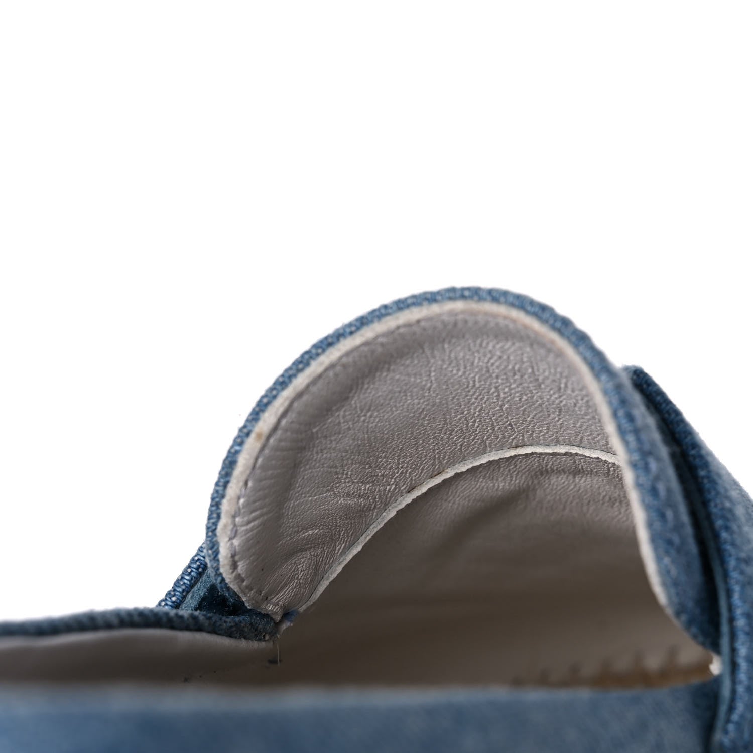 Hermes Denim Canvas Womens Trip Espadrilles 37 Bleu Clair 9 of 12