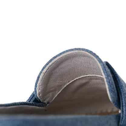 Hermes Denim Canvas Womens Trip Espadrilles 37 Bleu Clair 9 of 12