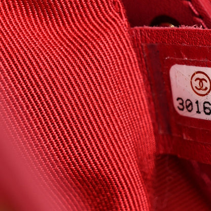 Chanel Calfskin Quilted Boy Bucket Bag Red 7 of 10