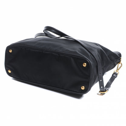 Prada Tessuto Nylon Large Tote Nero Black 4 of 8