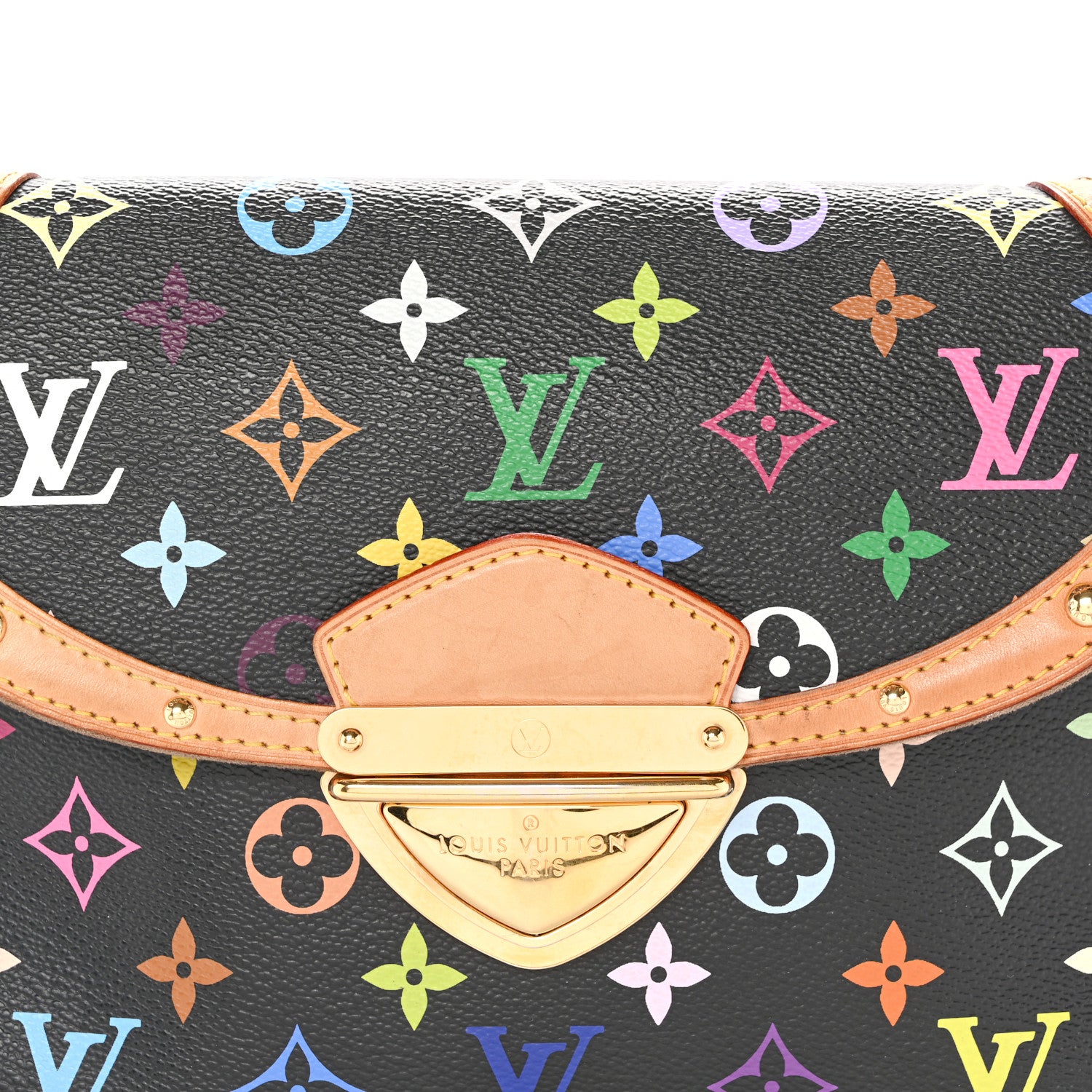 Louis Vuitton Monogram Multicolor Beverly MM Black 8 of 15