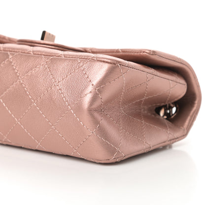 Chanel Metallic Grained Calfskin Quilted 2.55 Reissue Mini Flap Copper Pink 10 of 11
