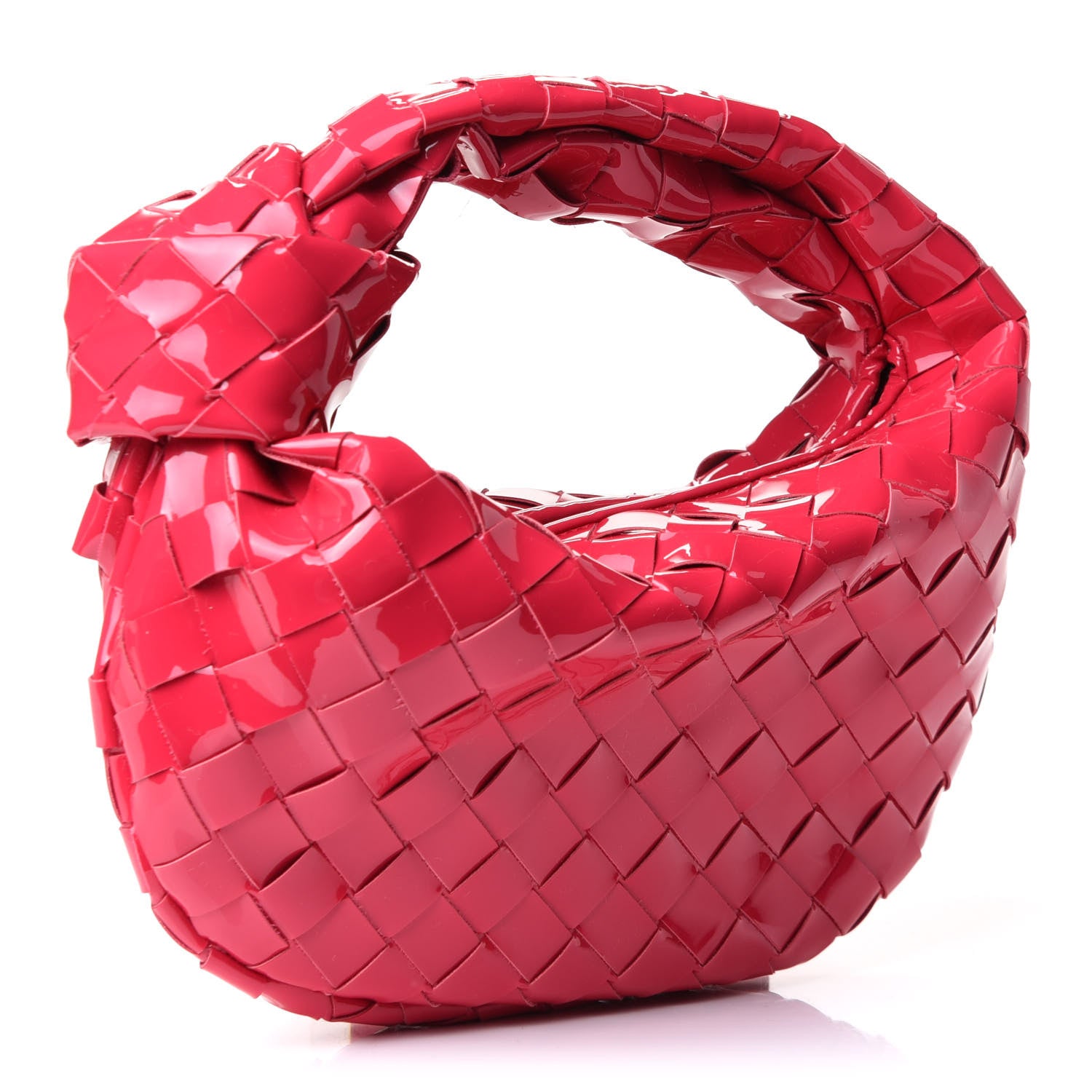 Bottega Veneta Patent Nappa Intrecciato Mini Jodie Candy Stripe 3 of 10
