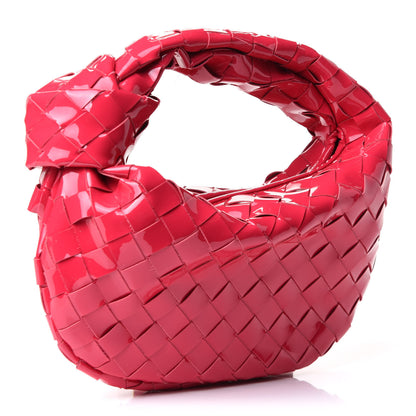 Bottega Veneta Patent Nappa Intrecciato Mini Jodie Candy Stripe 3 of 10