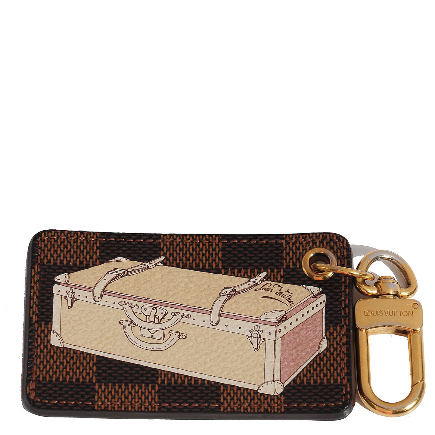 Damier Ebene Affiche Trunk Key Ring