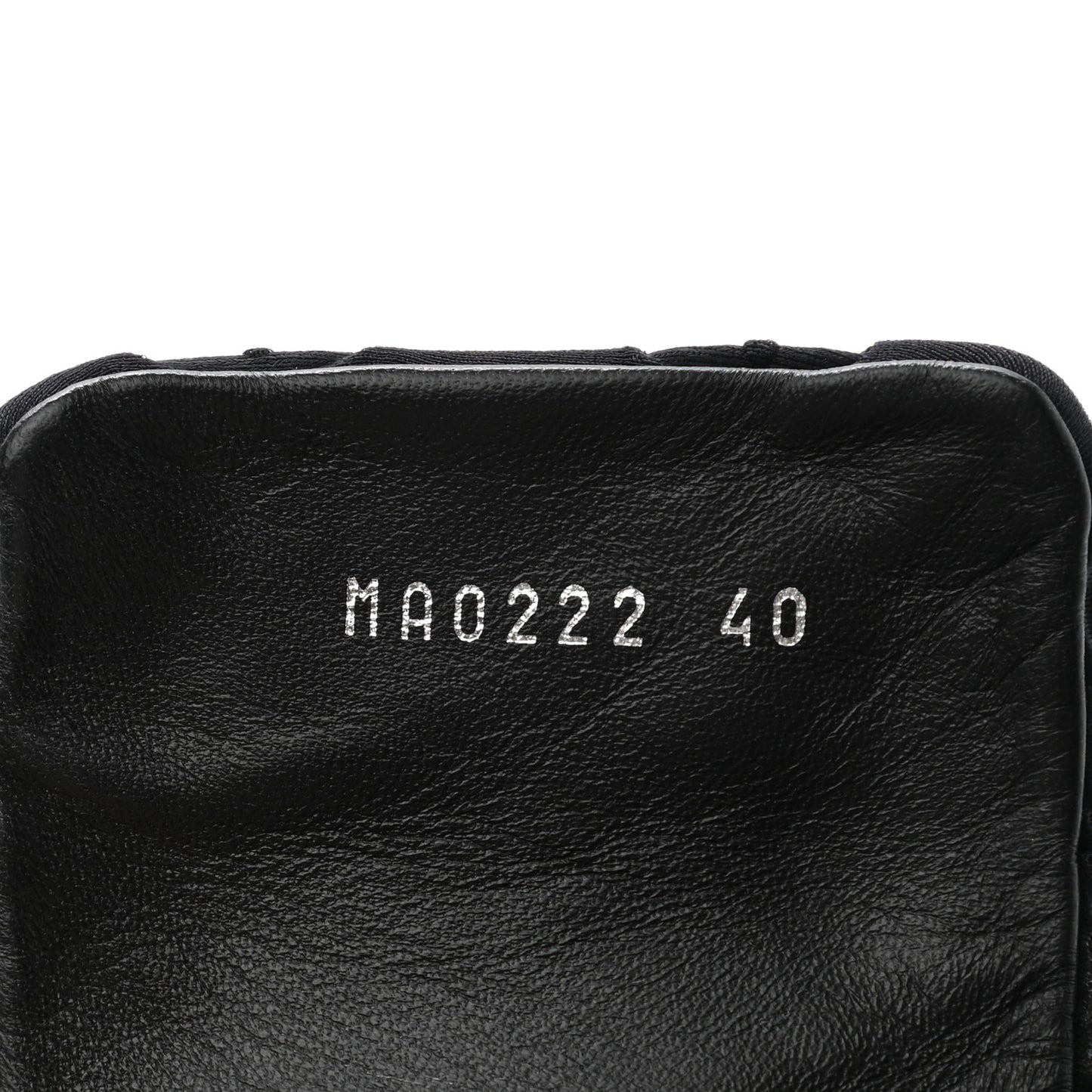 Technical Fabric Embossed Monogram Pool Pillow Comfort Mule 40 Black