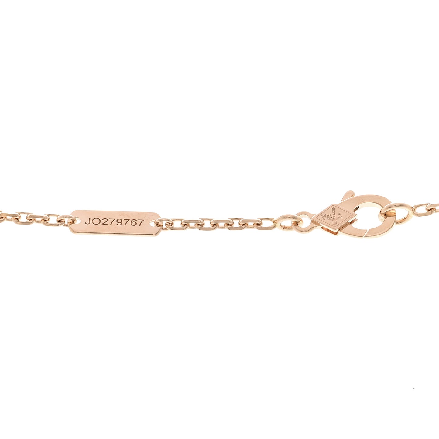 18K Rose Gold Diamond Small Frivole Pendant Necklace
