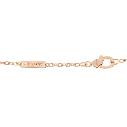 Van Cleef & Arpels 18K Rose Gold Diamond Small Frivole Pendant Necklace 4 of 5