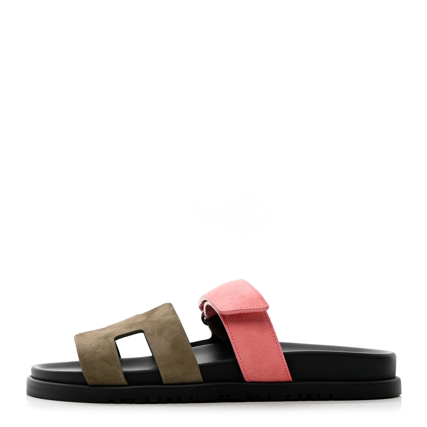 Suede Goatskin Womens Chypre Sandals 38.5 Toundra Rose Du Desert