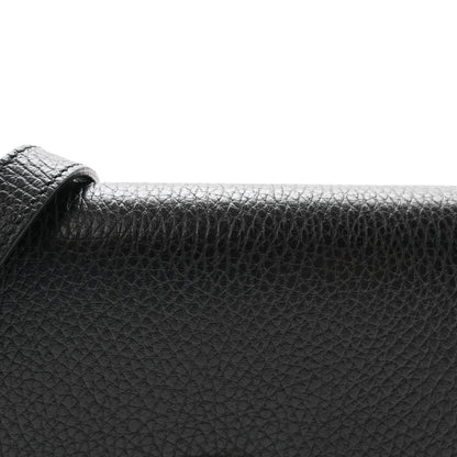 Gucci Dollar Calfskin Interlocking G Chain Wallet Black 7 of 9