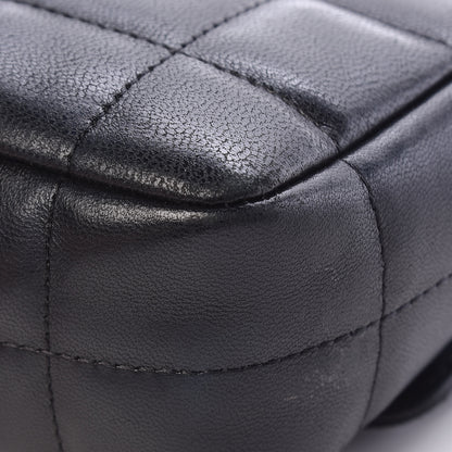 Chanel Lambskin Quilted Mini Chocolate Bar Camellia Flap Black 13 of 23