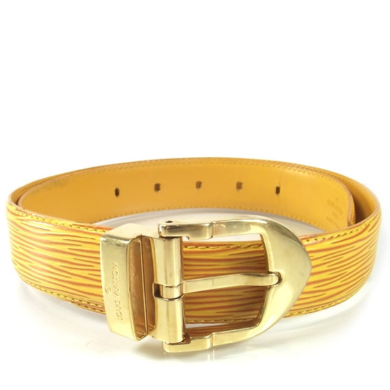 Louis Vuitton Epi Classique Belt Yellow 85/34 1 of 5