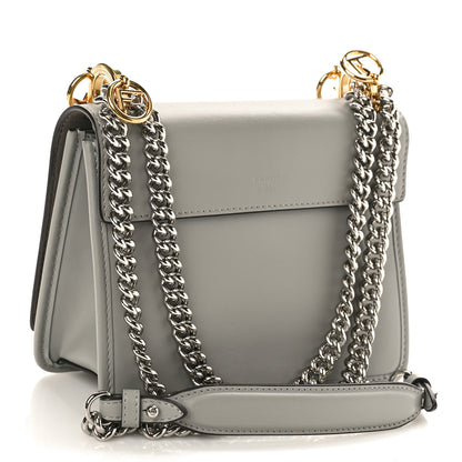 Fendi Vitello Century Opaco F is Fendi Small Kan I Shoulder Bag Grigio Perla 2 of 8
