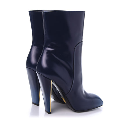 Louis Vuitton Calfskin Provoc Ankle Boots 39 Marine 4 of 8