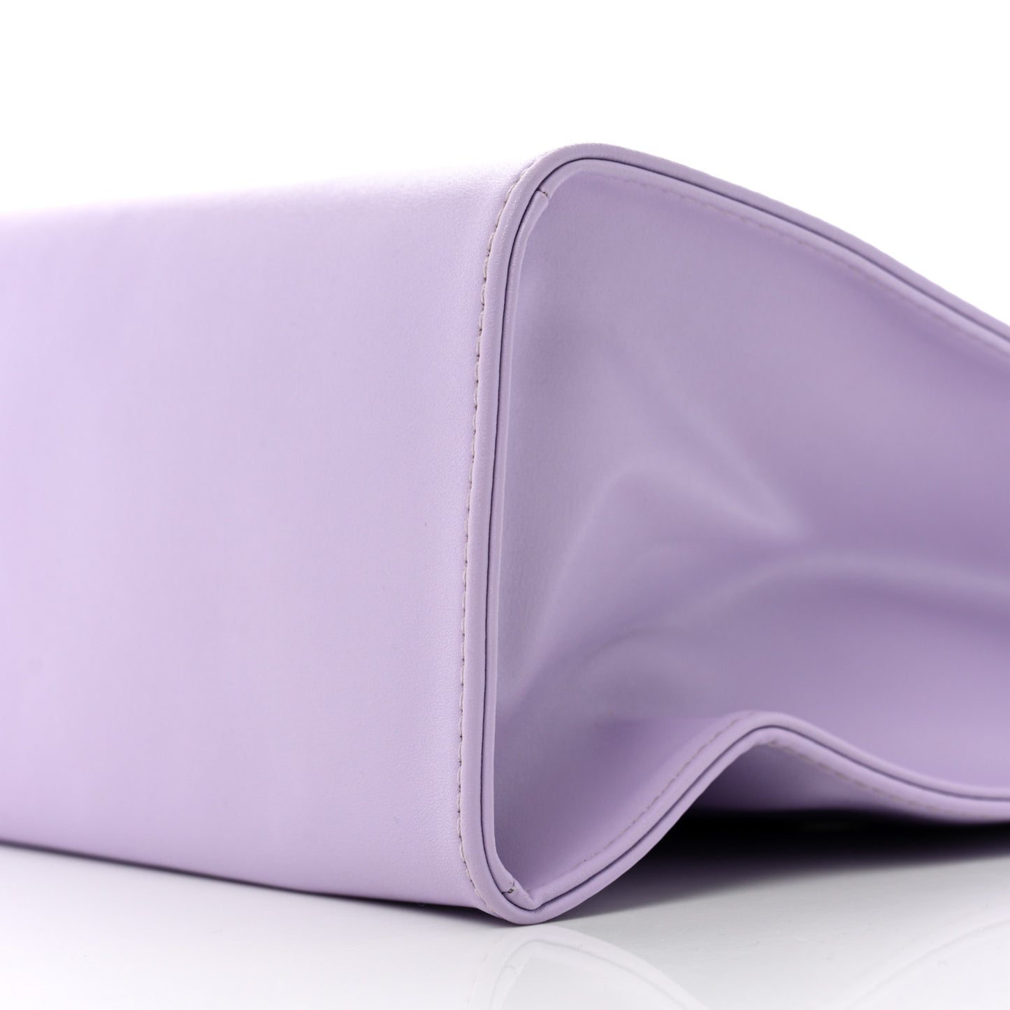 Vegan Leather Medium Shopping Bag Lavender