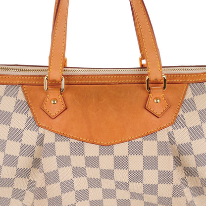 Louis Vuitton Damier Azur Siracusa GM 9 of 14