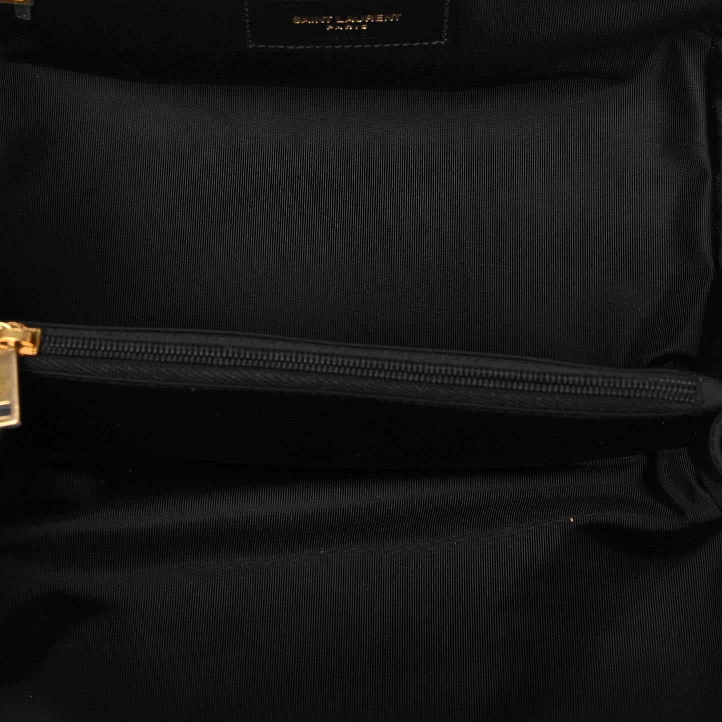 Lambskin Quilted Gaby Vanity Case Black