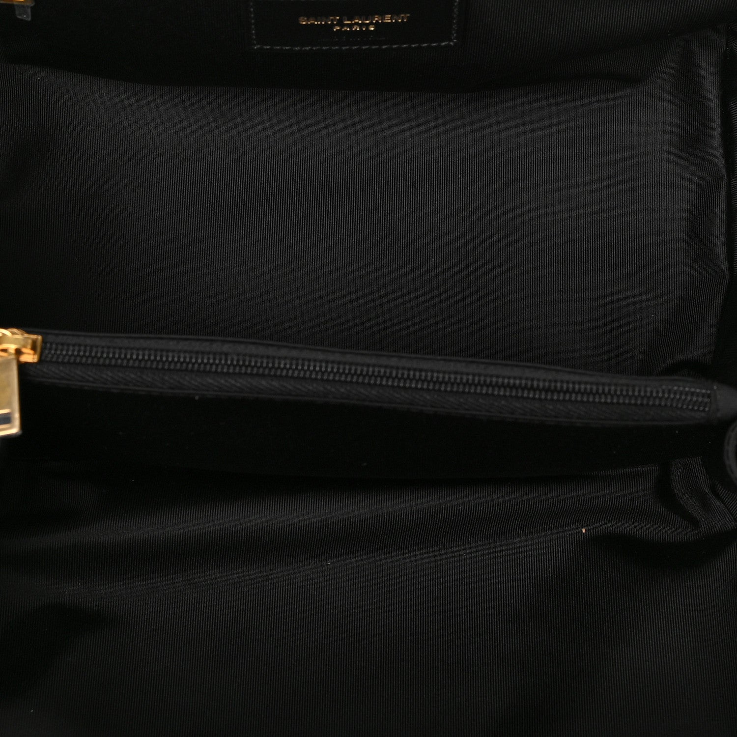 Saint Laurent Lambskin Quilted Gaby Vanity Case Black 5 of 6