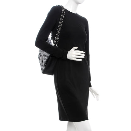 Chanel Caviar Quilted Jumbo Double Flap Black 3 of 10