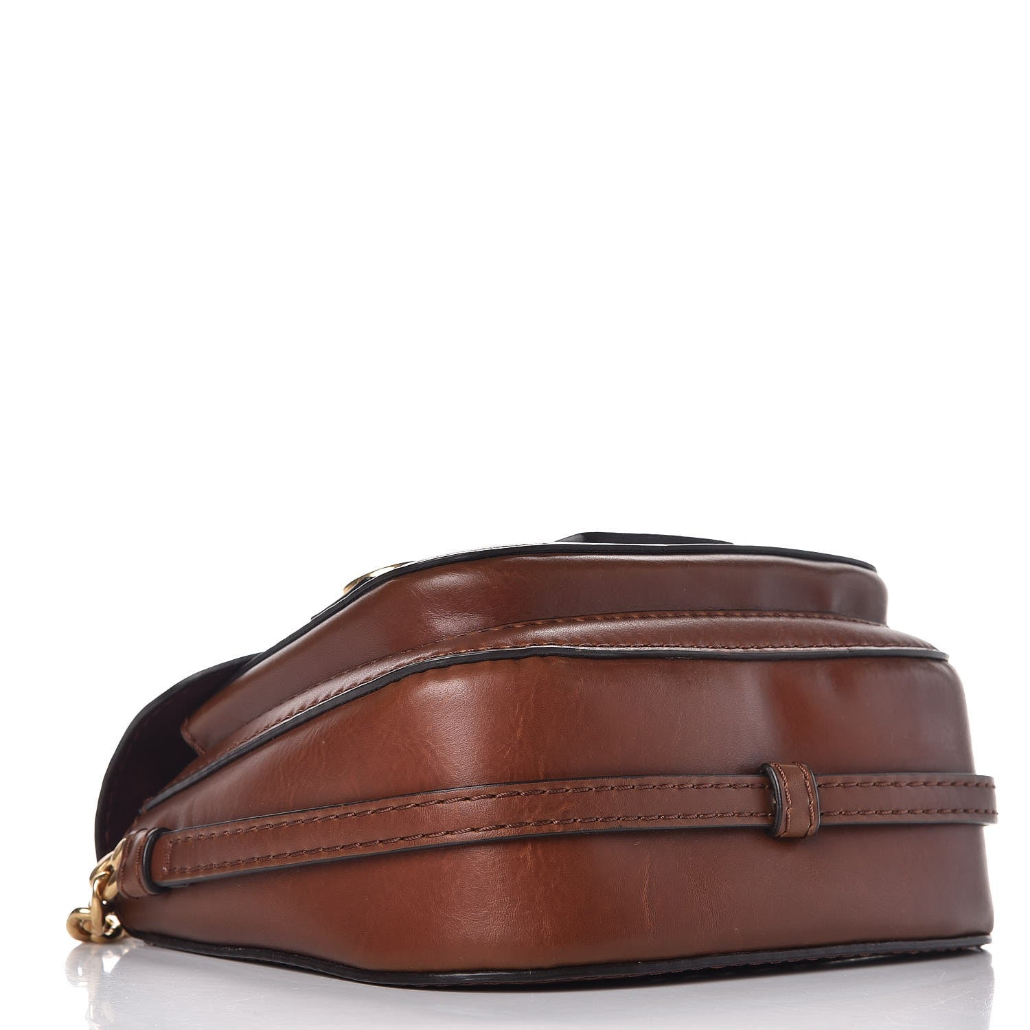 Stella McCartney Eco Alter Nappa Popper Shoulder Bag Brick 4 of 9