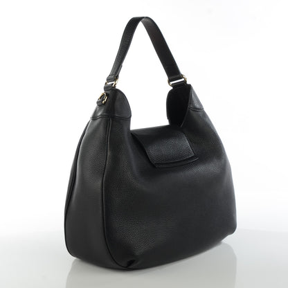 Gucci Pebbled Calfskin Medium Emily Hobo Black 3 of 7
