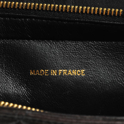 Chanel Lambskin Quilted Shoulder Bag Black 9 of 10