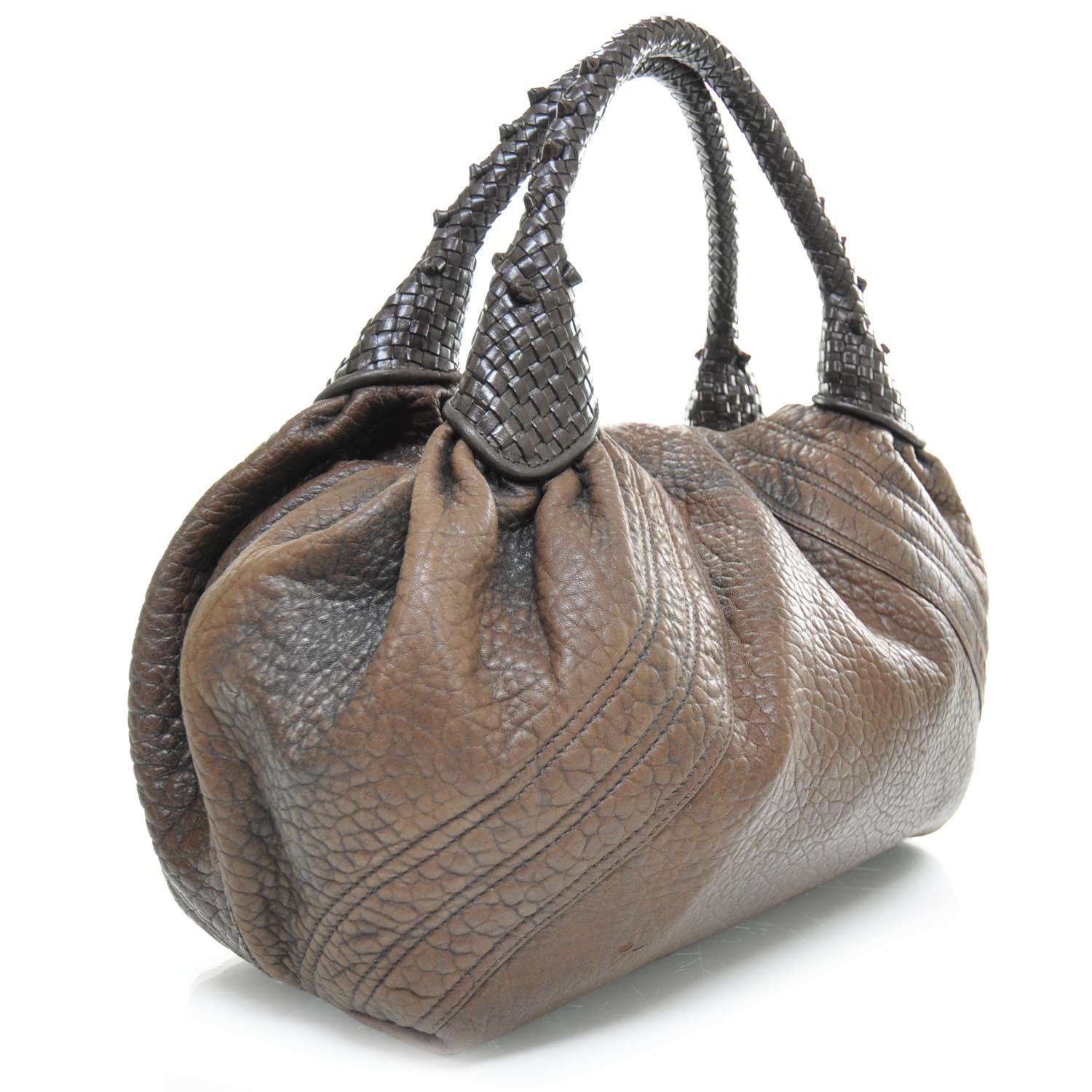 Fendi Nappa Nuvolata Spy Cognac 2 of 12