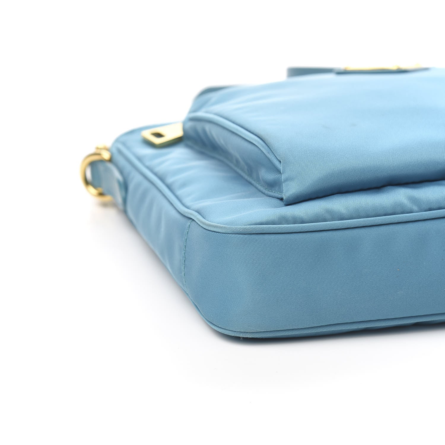 Prada Tessuto Nylon Saffiano Crossbody Bag Turchese 8 of 10