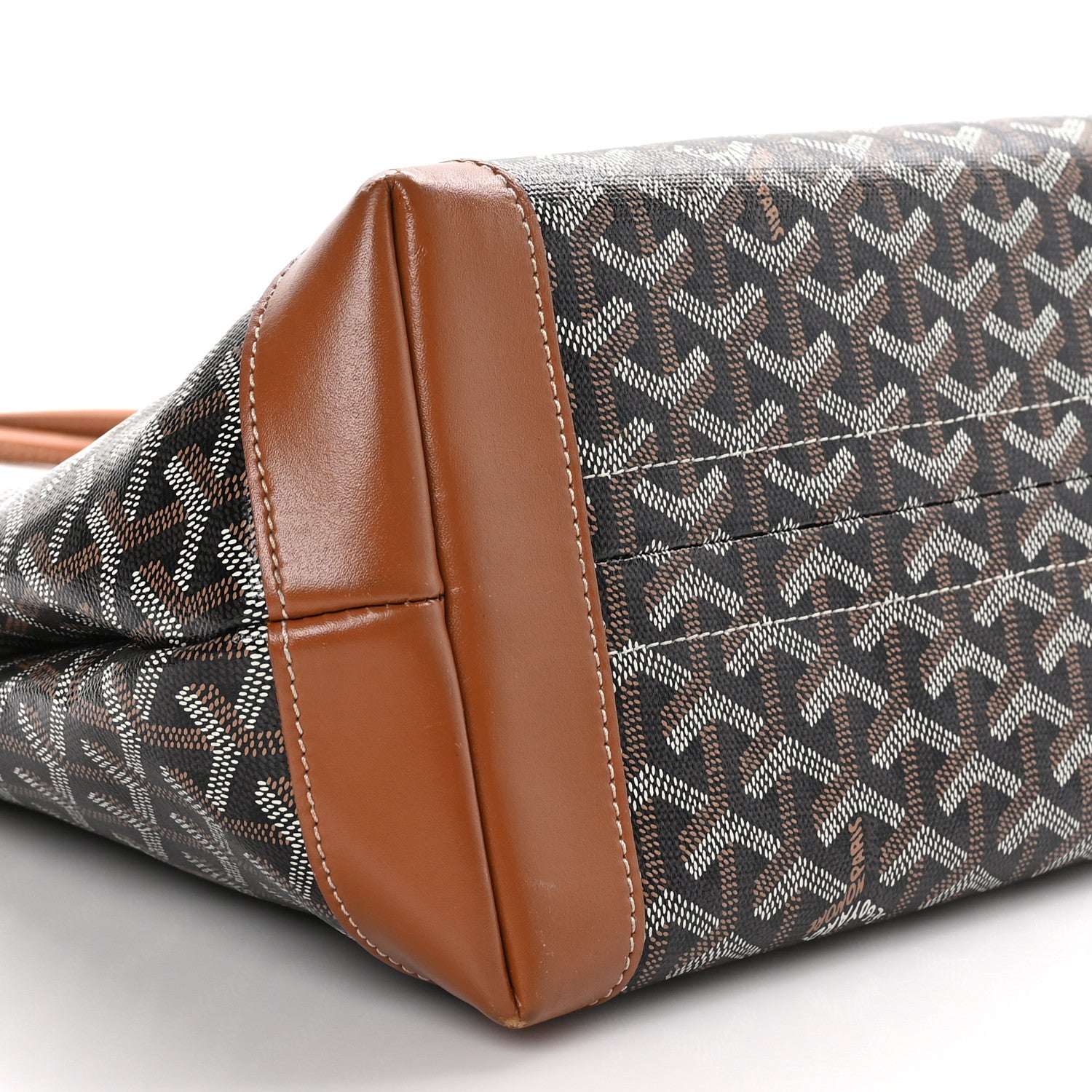 Goyard Goyardine Bellechasse Biaude Tote MM Black Gold 8 of 10