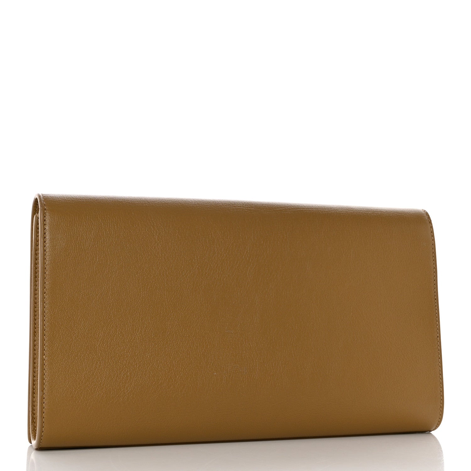 Saint Laurent Calfskin Monogram Large Belle De Jour Clutch Beige 2 of 11