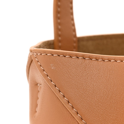 Loewe Shiny Calfskin Mini Puzzle Fold Tote Warm Desert 11 of 11