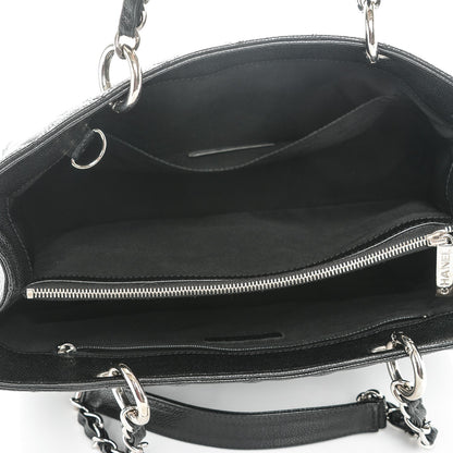 Chanel Caviar Quilted Grand Shopping Tote GST Black 5 of 8