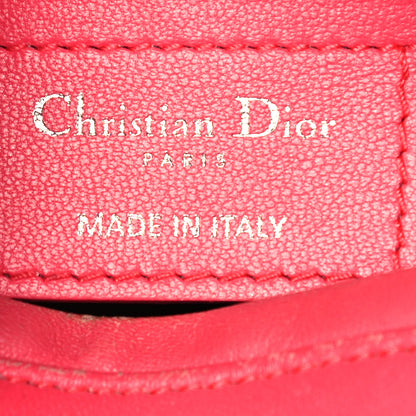 Christian Dior Lambskin Cannage Medium Lady Dior Pink 6 of 18
