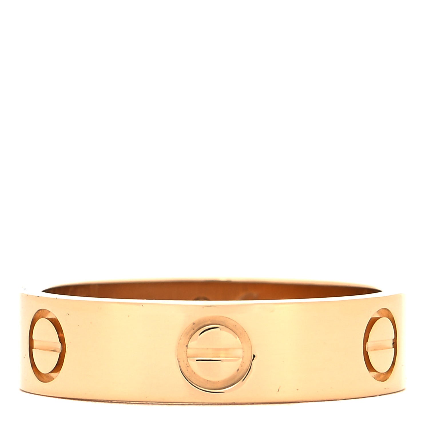 Cartier 18K Yellow Gold 5.5mm LOVE Ring 58 8.5 1 of 5