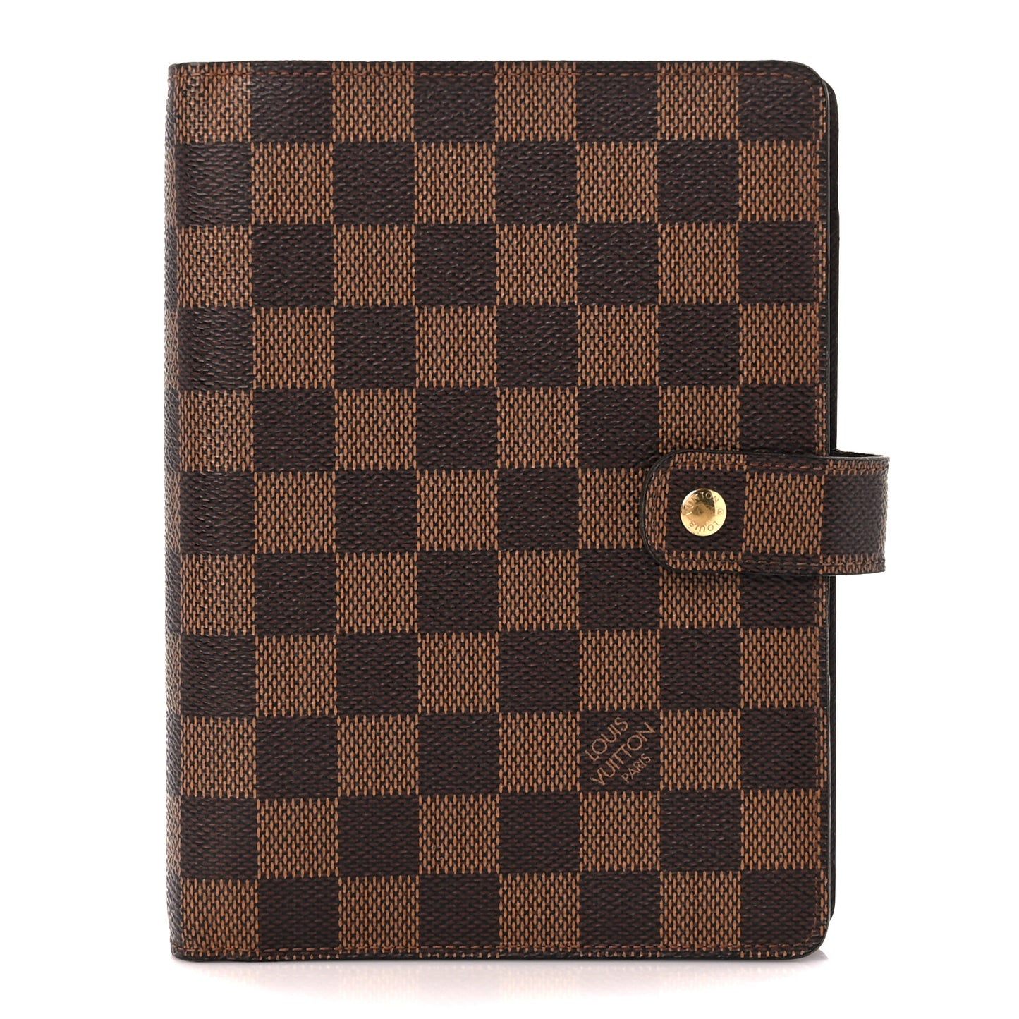 Damier Ebene Medium Ring Agenda Cover