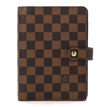 Louis Vuitton Damier Ebene Medium Ring Agenda Cover 1 of 12