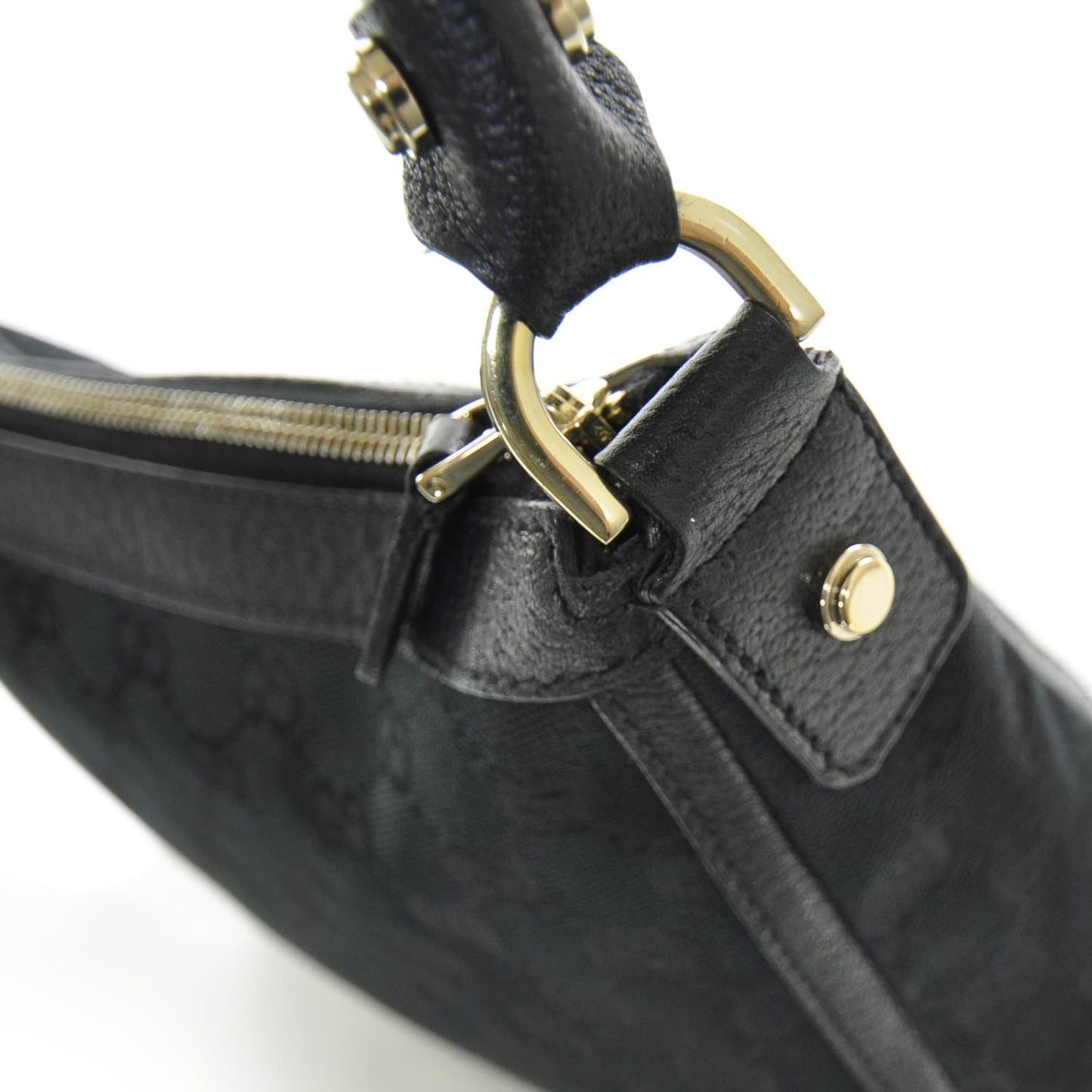 Monogram Abbey Shoulder Bag Black