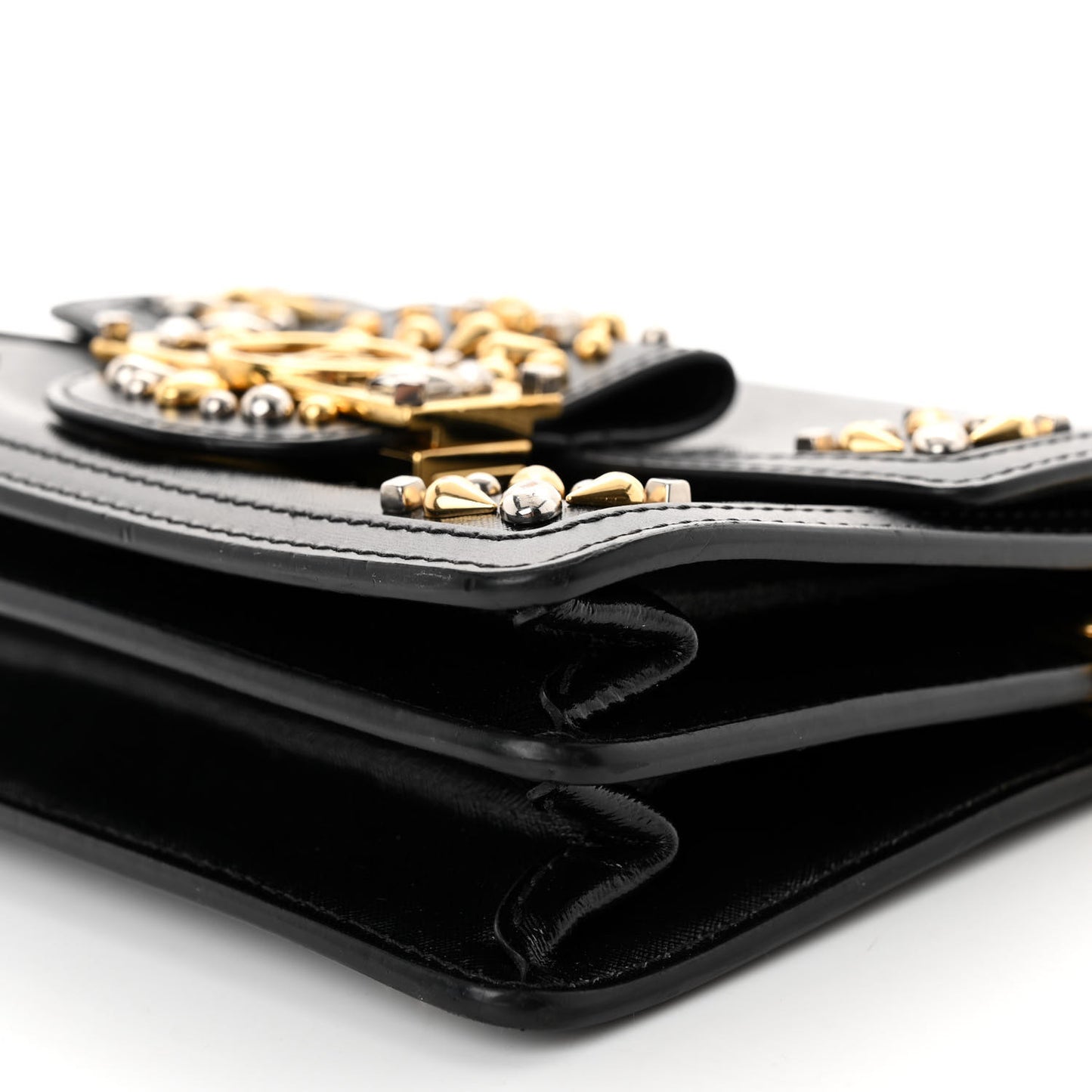 Epi Embellished Mini Dauphine Black