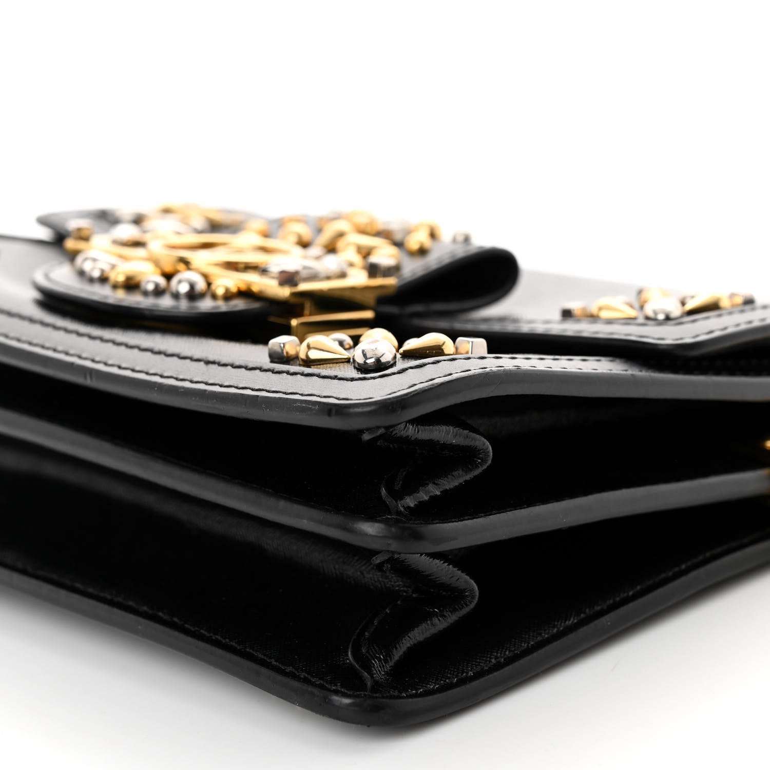 Louis Vuitton Epi Embellished Mini Dauphine Black 9 of 10